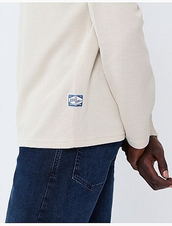 Maglione effetto waffle, mo fashion