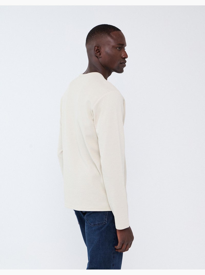 Maglione effetto waffle, mo fashion Grigio - Kiabi