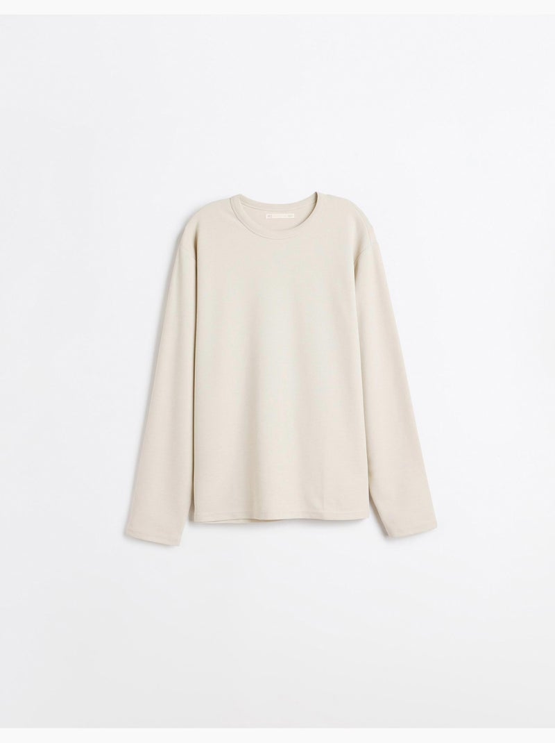 Maglione effetto waffle, mo fashion Grigio - Kiabi