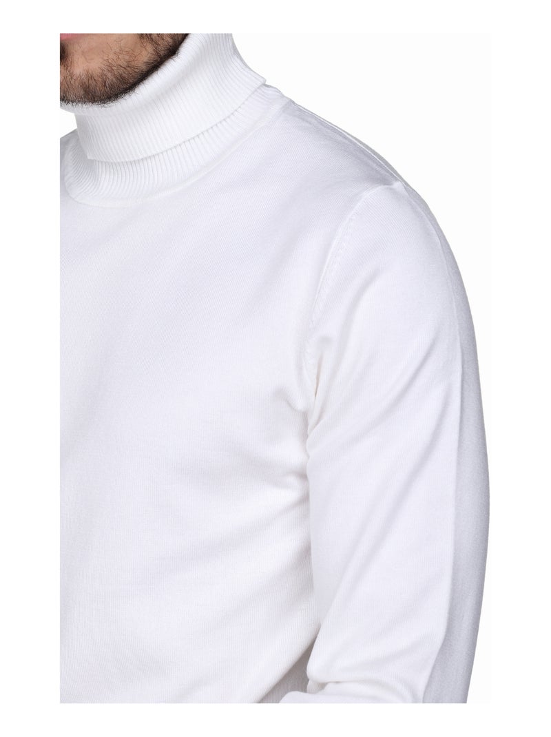 Maglione elegante a collo alto - Frilivin Bianco - Kiabi
