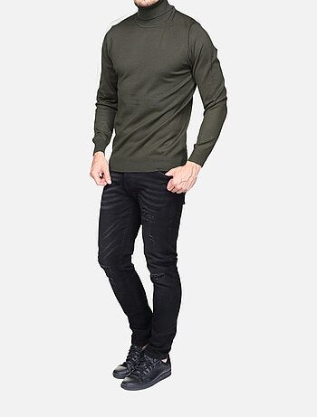 Maglione elegante a collo alto - Frilivin