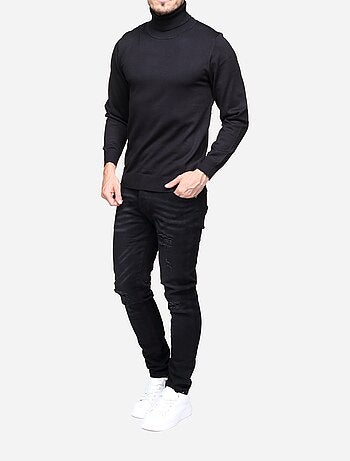 Maglione elegante a collo alto - Frilivin
