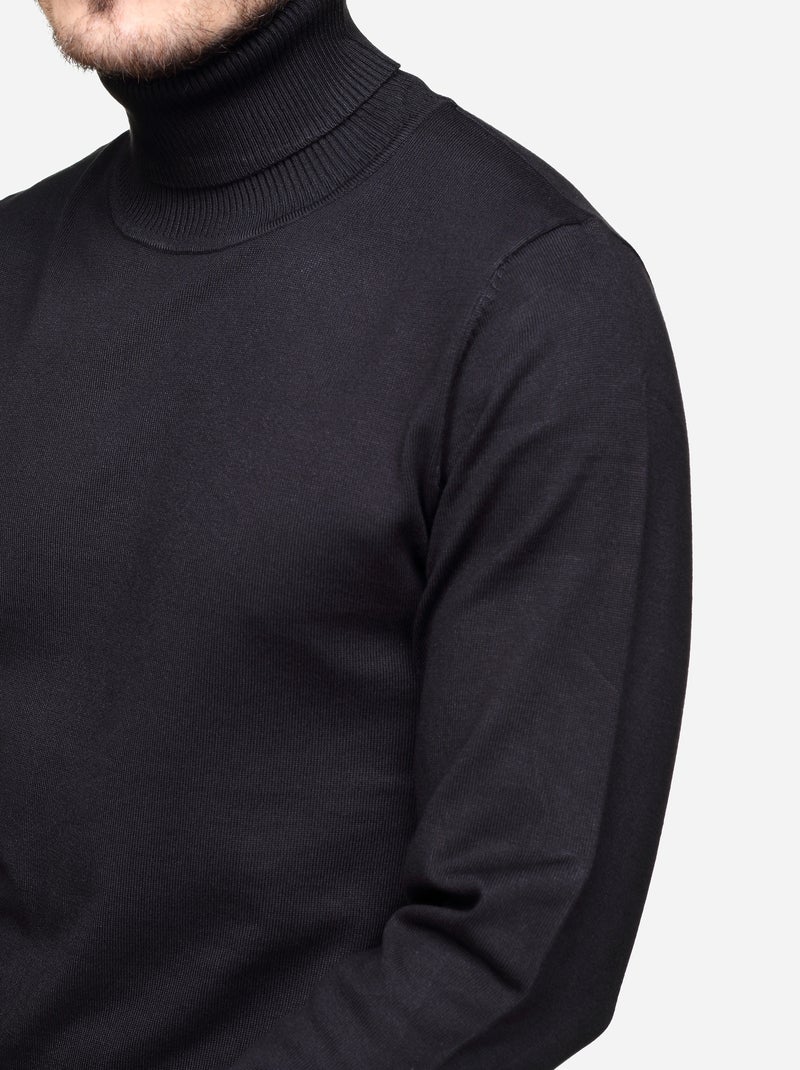 Maglione elegante a collo alto - Frilivin Nero - Kiabi