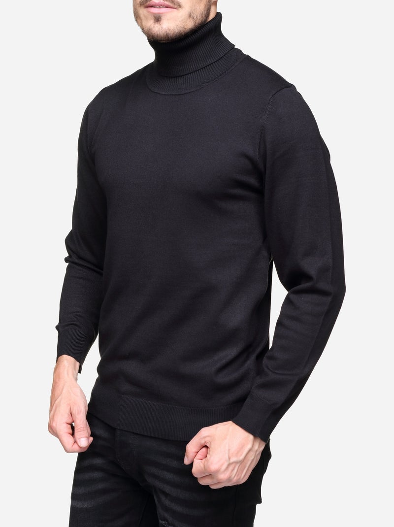 Maglione elegante a collo alto - Frilivin Nero - Kiabi