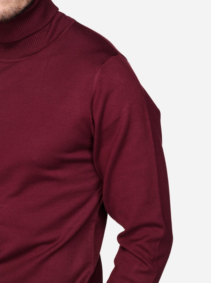 Maglione elegante a collo alto - Frilivin Rosso - Kiabi