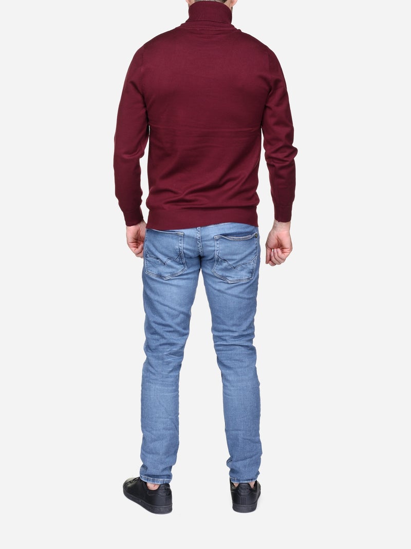 Maglione elegante a collo alto - Frilivin Rosso - Kiabi
