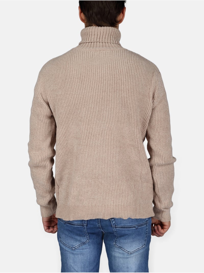 Maglione elegante a collo alto - Kenzarro Crema - Kiabi