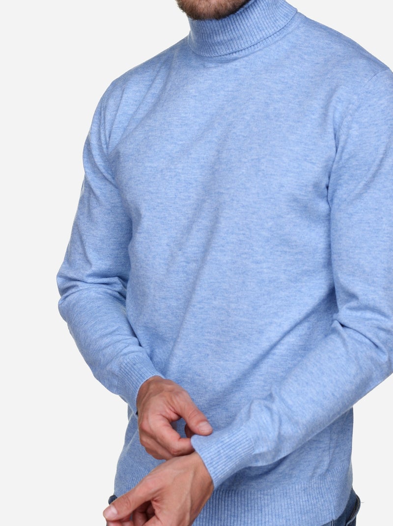 Maglione elegante a collo alto - Yves Enzo Blu - Kiabi