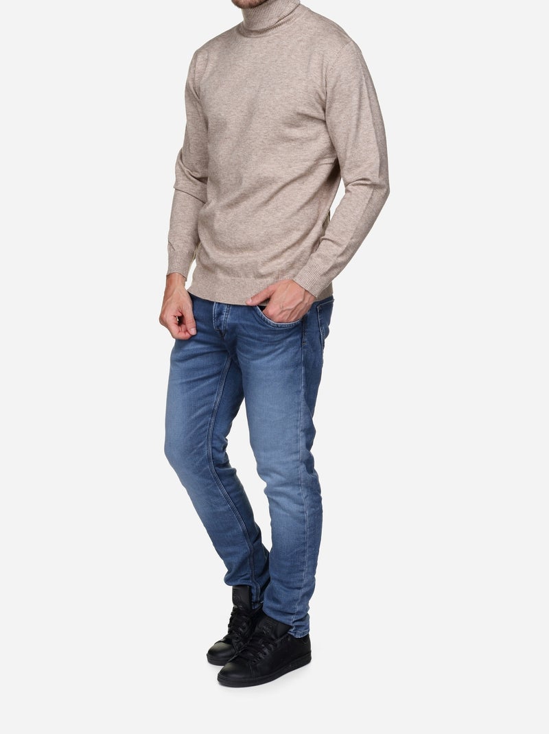 Maglione elegante a collo alto - Yves Enzo Crema - Kiabi