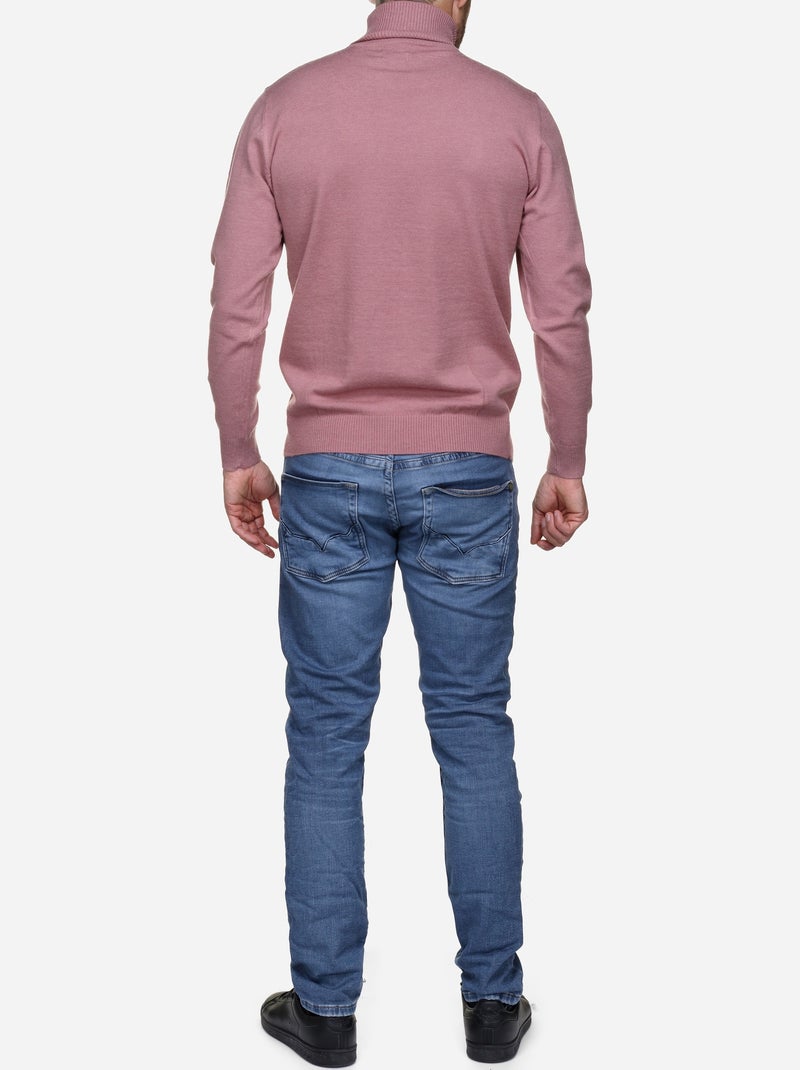 Maglione elegante a collo alto - Yves Enzo Rosa - Kiabi