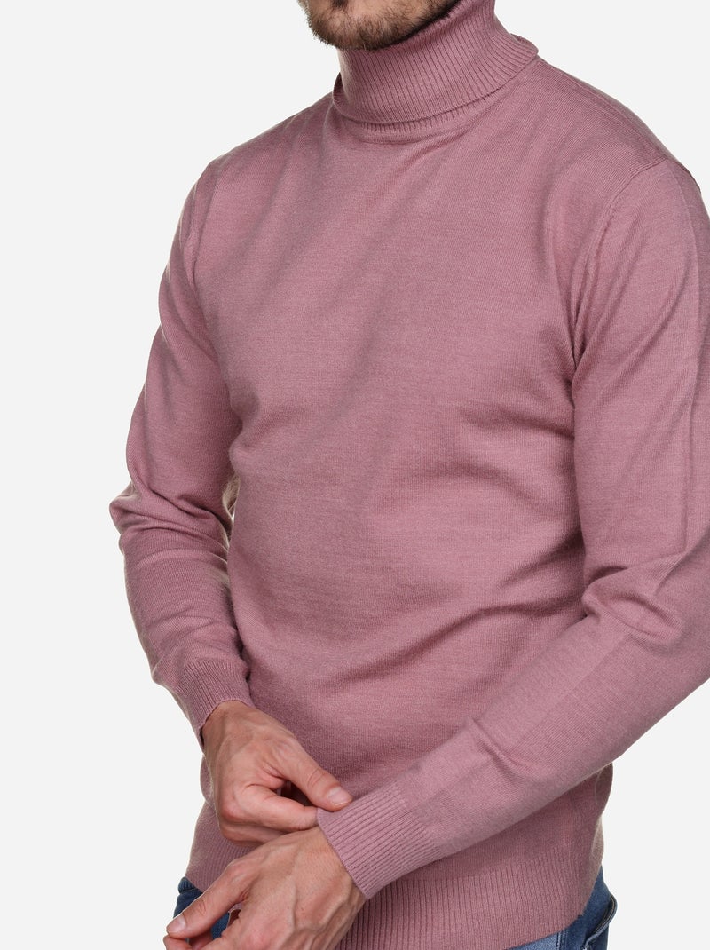 Maglione elegante a collo alto - Yves Enzo Rosa - Kiabi