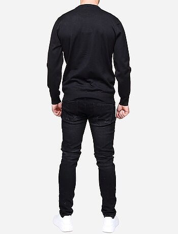 Maglione elegante a girocollo - Frilivin