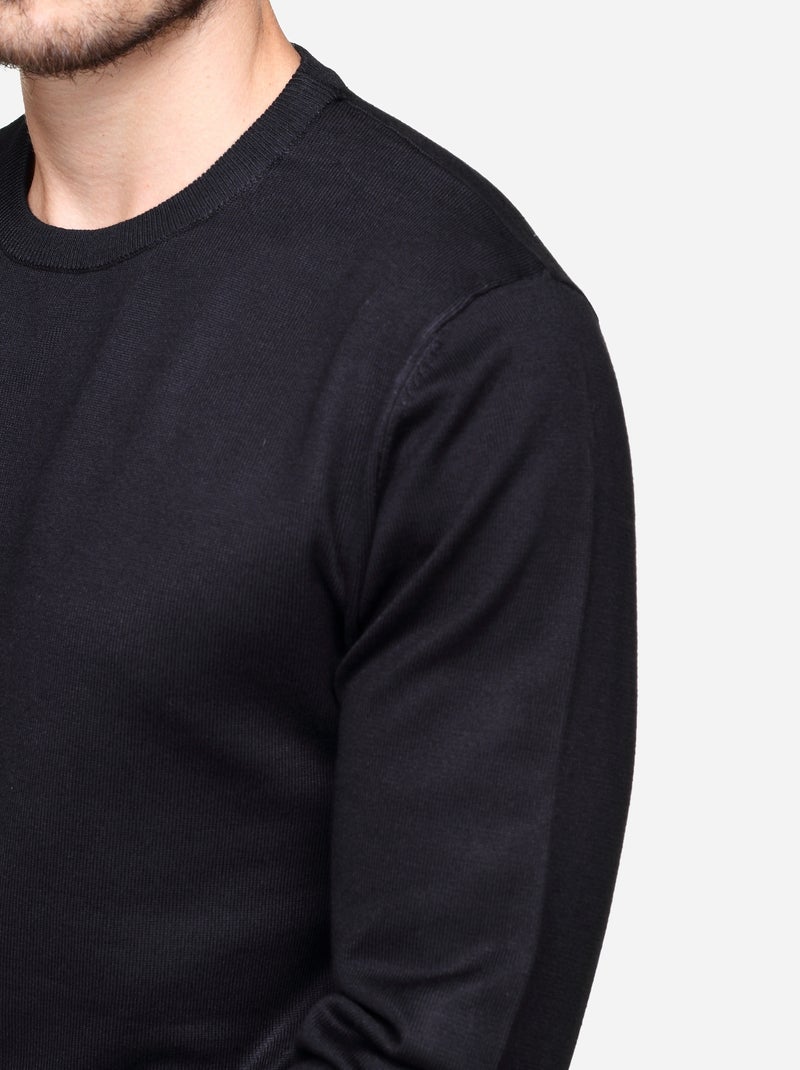 Maglione elegante a girocollo - Frilivin Nero - Kiabi