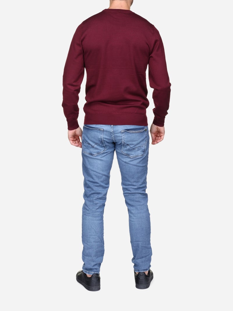 Maglione elegante a girocollo - Frilivin Rosso - Kiabi