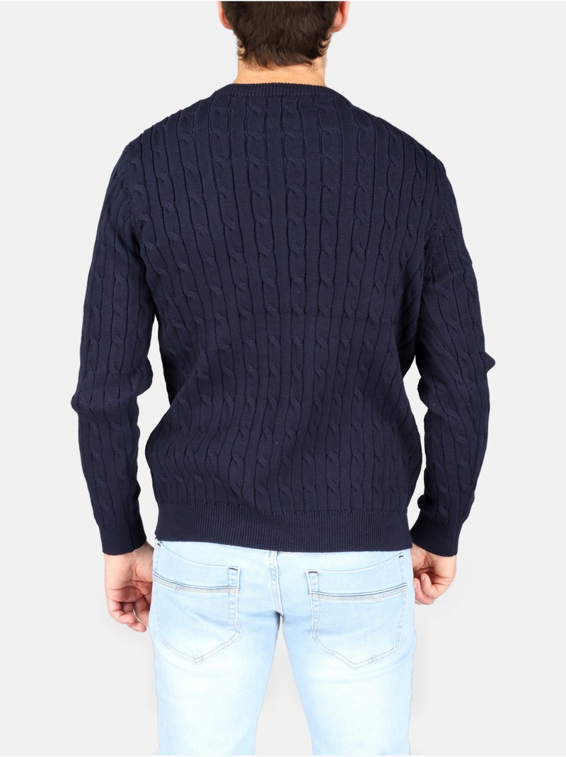 Maglione elegante a girocollo - Kenzarro Blu - Kiabi