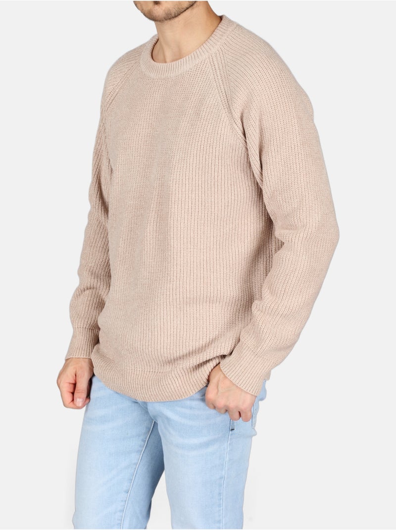 Maglione elegante a girocollo - Kenzarro Crema - Kiabi