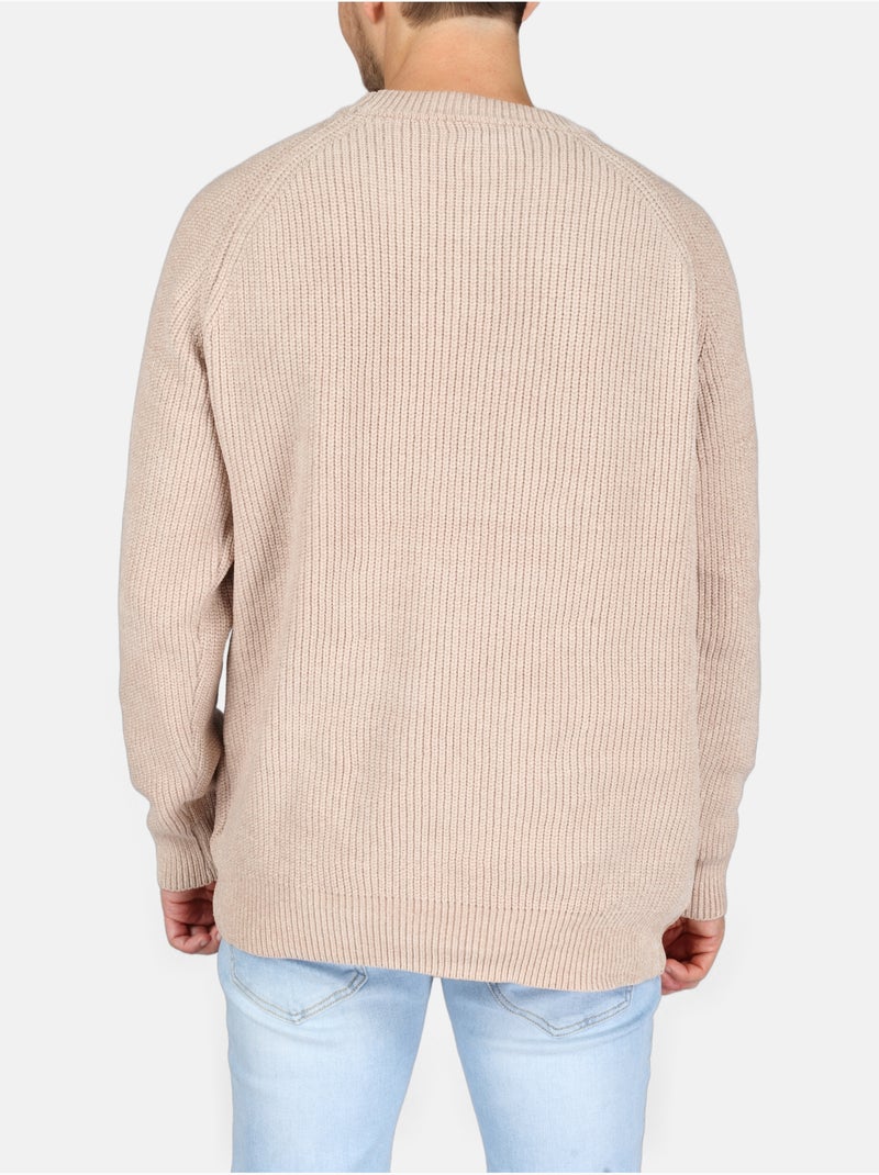 Maglione elegante a girocollo - Kenzarro Crema - Kiabi