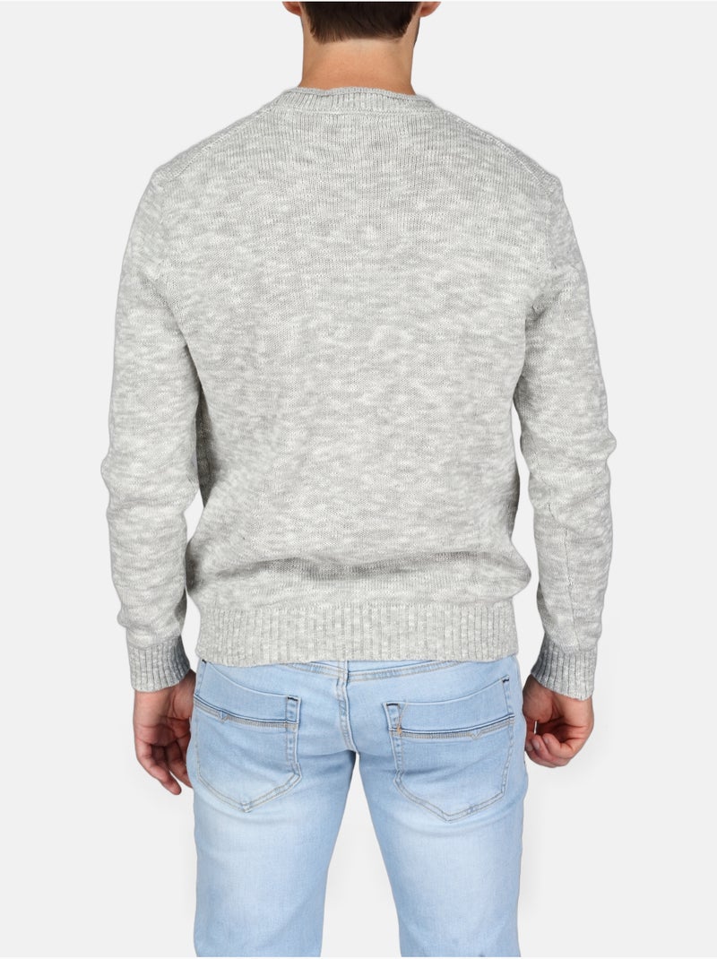 Maglione elegante a girocollo - Kenzarro Grigio chiaro - Kiabi