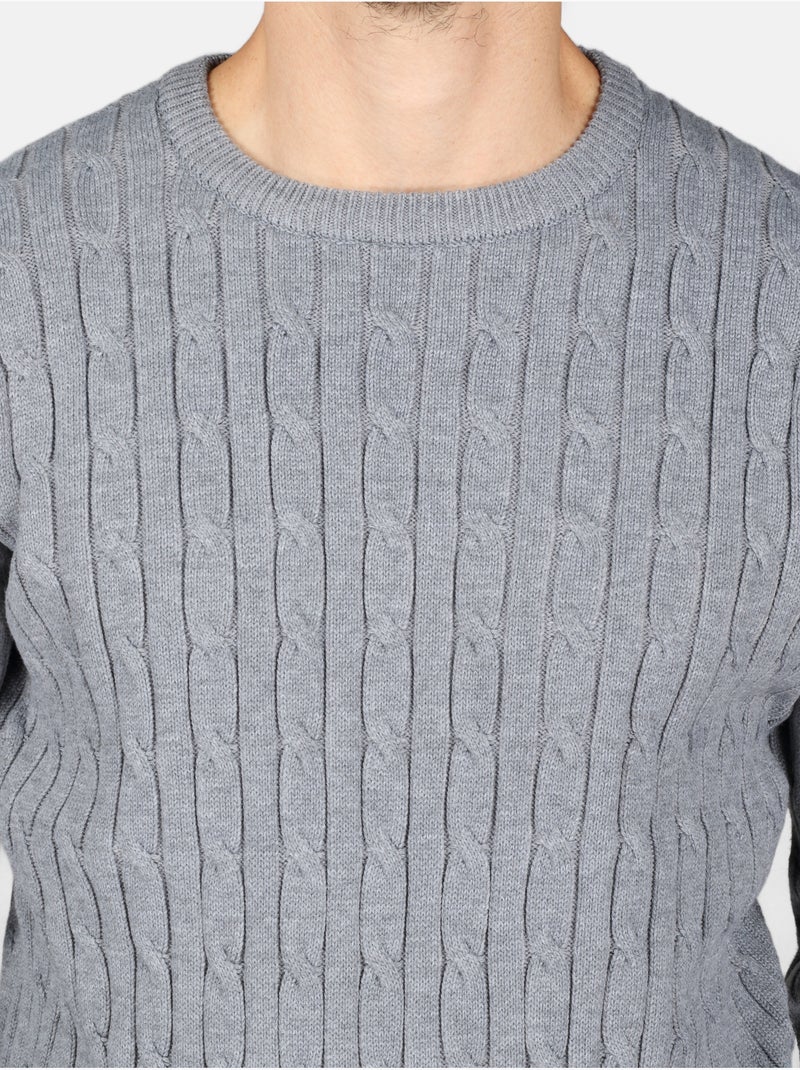 Maglione elegante a girocollo - Kenzarro Grigio - Kiabi
