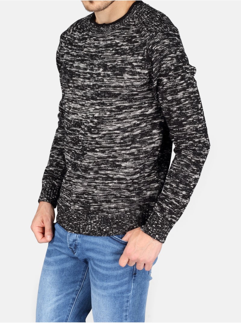 Maglione elegante a girocollo - Kenzarro Nero - Kiabi