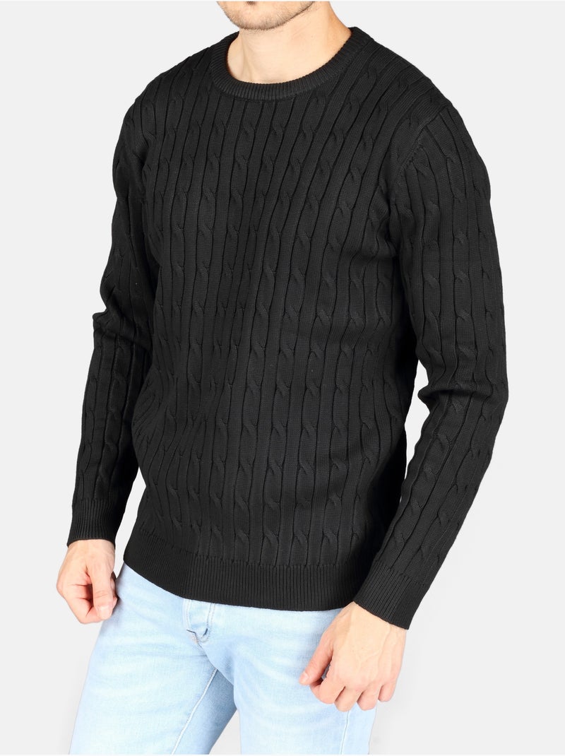 Maglione elegante a girocollo - Kenzarro Nero - Kiabi