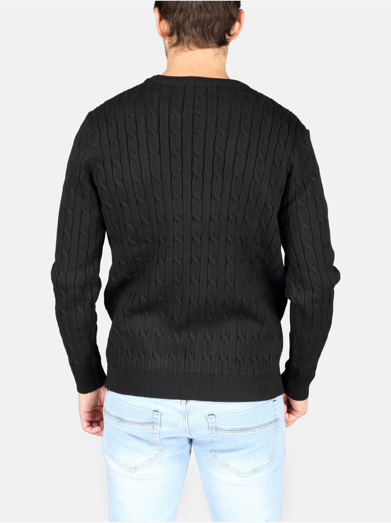 Maglione elegante a girocollo - Kenzarro Nero - Kiabi