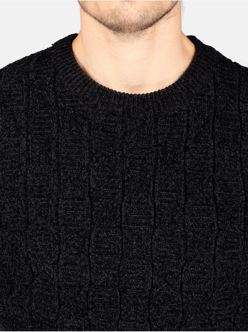 Maglione elegante a girocollo - Kenzarro Nero - Kiabi