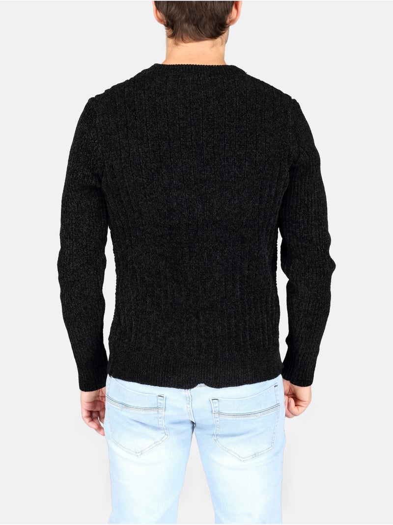 Maglione elegante a girocollo - Kenzarro Nero - Kiabi