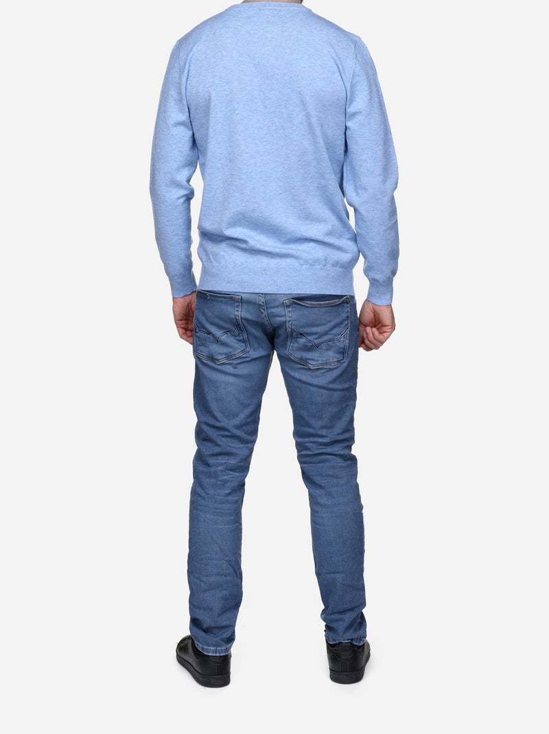 Maglione elegante a girocollo - Yves Enzo Blu - Kiabi