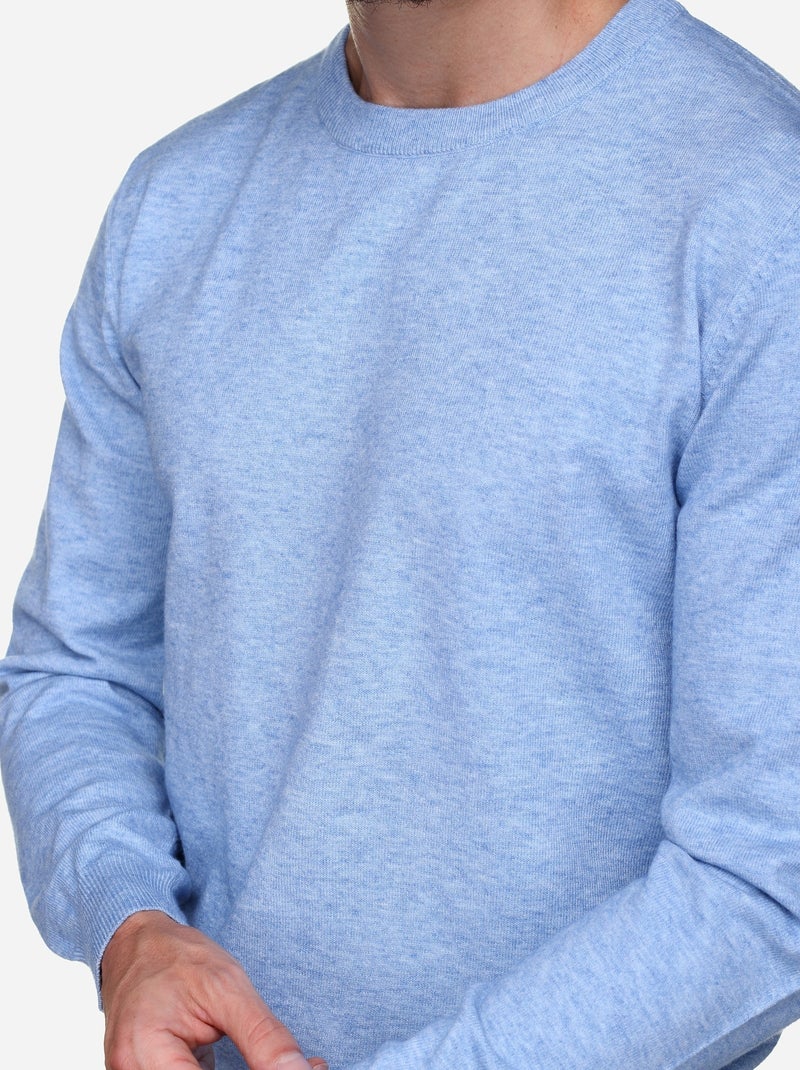Maglione elegante a girocollo - Yves Enzo Blu - Kiabi