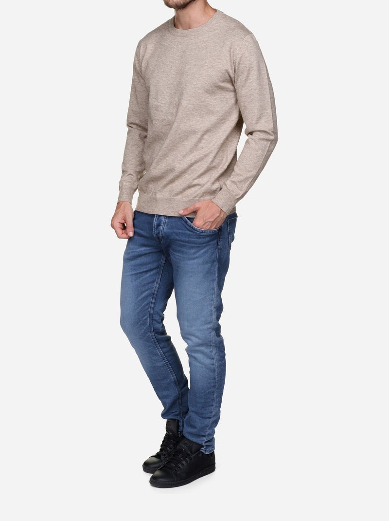 Maglione elegante a girocollo - Yves Enzo Crema - Kiabi