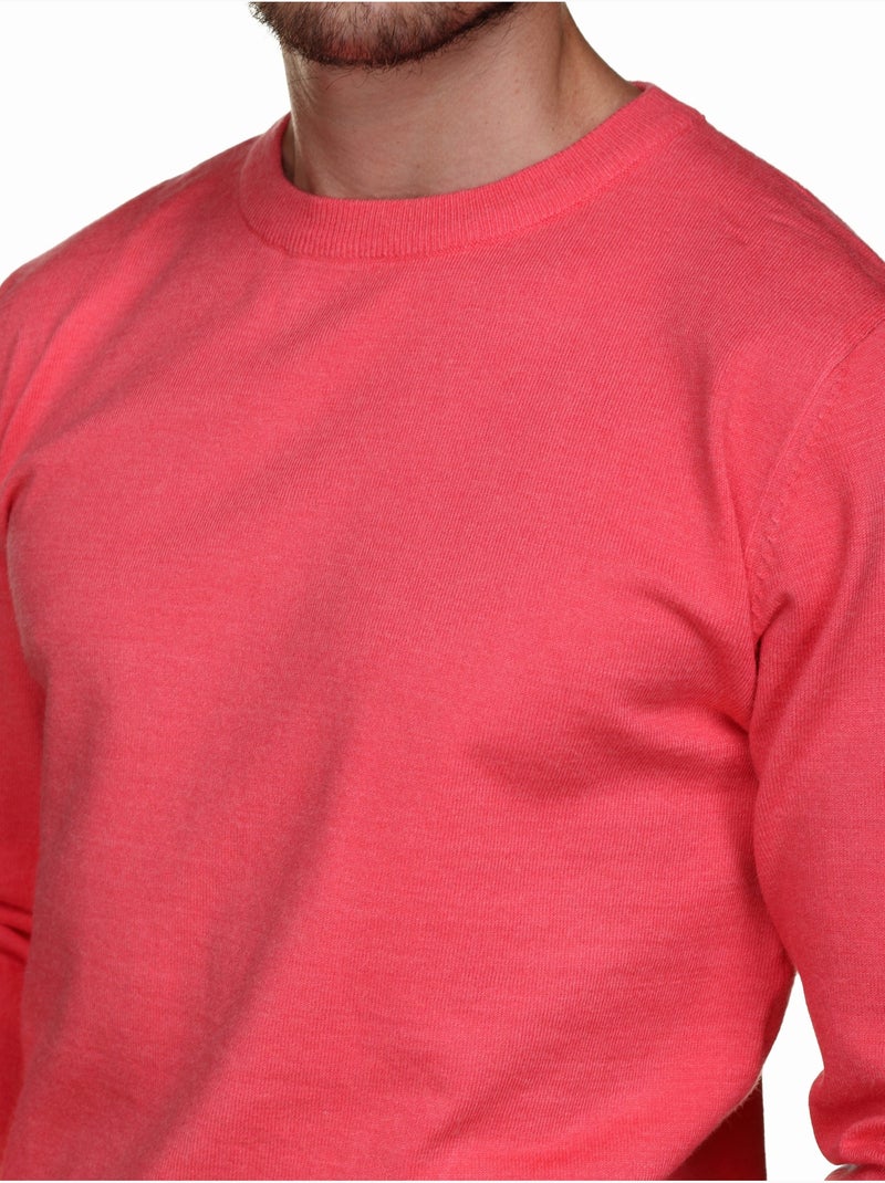 Maglione elegante a girocollo - Yves Enzo Rosso vermiglione - Kiabi