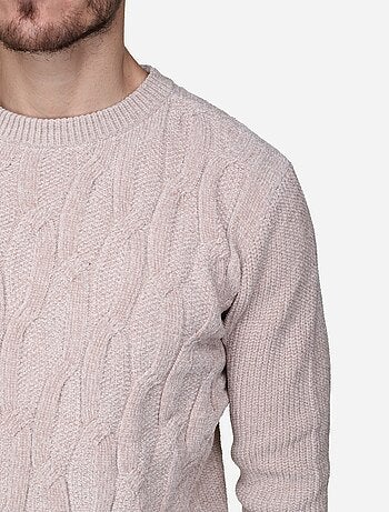 Maglione elegante a maglia intrecciata - Kenzarro