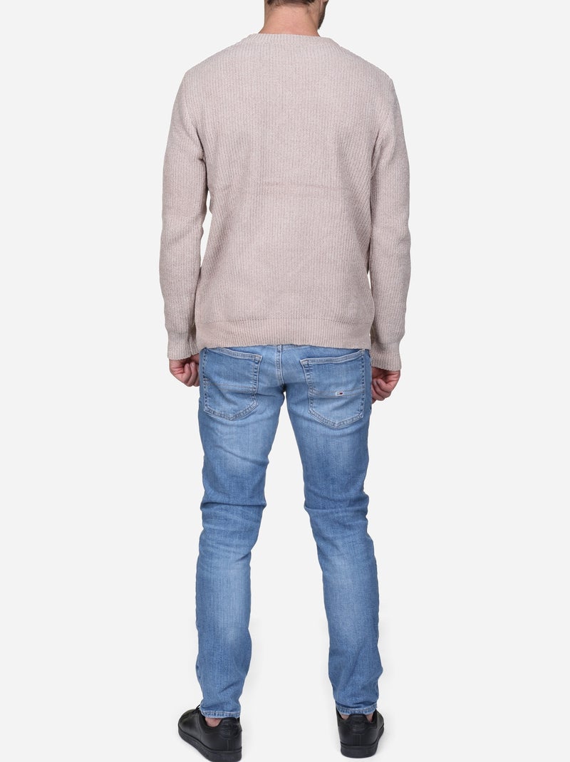 Maglione elegante a maglia intrecciata - Kenzarro Beige - Kiabi