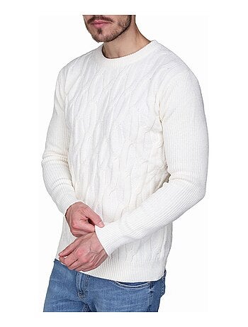 Maglione elegante a maglia intrecciata - Kenzarro