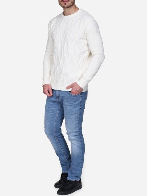 Maglione elegante a maglia intrecciata - Kenzarro - Kiabi Maglione elegante a maglia intrecciata - Kenzarro - Kiabi