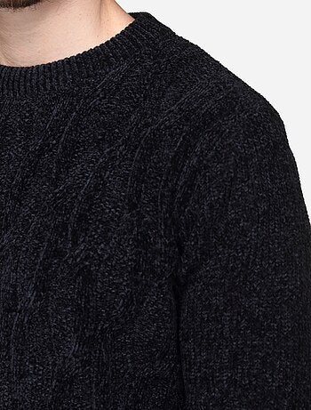Maglione elegante a maglia intrecciata - Kenzarro