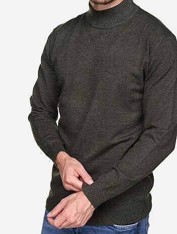 Maglione elegante con collo a camino - Yves Enzo