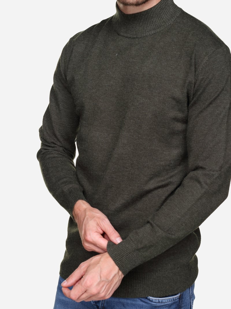 Maglione elegante con collo a camino - Yves Enzo Cachi - Kiabi