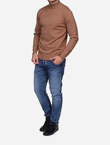 Maglione elegante con collo a camino - Yves Enzo