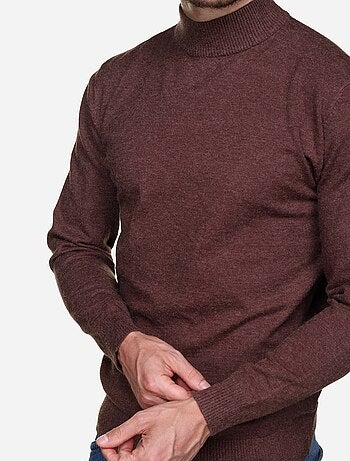 Maglione elegante con collo a camino - Yves Enzo