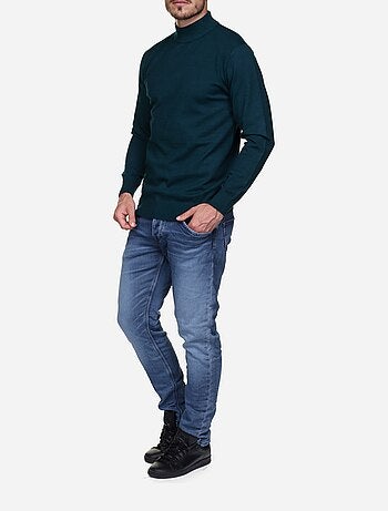 Maglione elegante con collo a camino - Yves Enzo