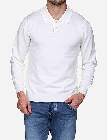 Maglione elegante con collo a polo - Frilivin