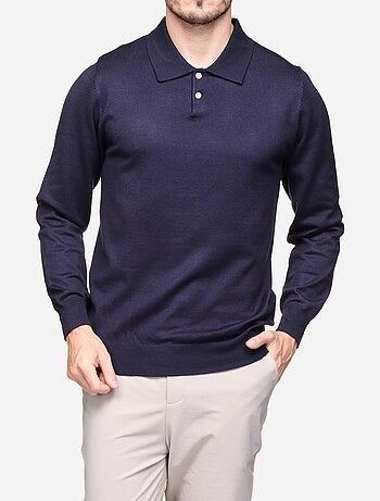 Maglione elegante con collo a polo - Frilivin