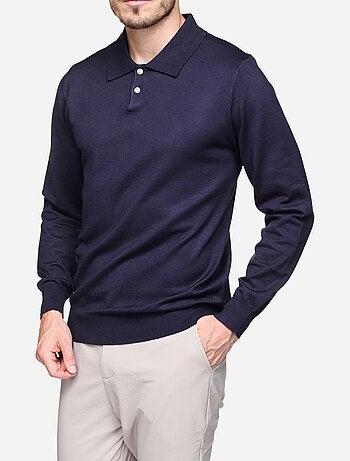 Maglione elegante con collo a polo - Frilivin