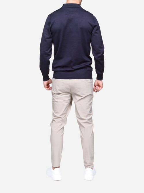 Maglione elegante con collo a polo - frilivin - Kiabi Maglione elegante con collo a polo - frilivin - Kiabi