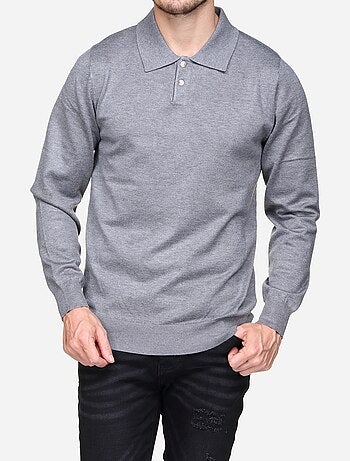 Maglione elegante con collo a polo - Frilivin