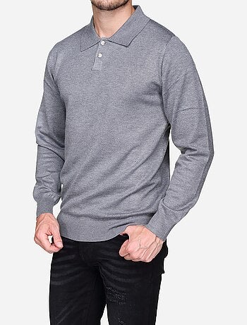 Maglione elegante con collo a polo - Frilivin