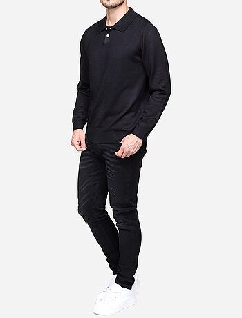 Maglione elegante con collo a polo - Frilivin
