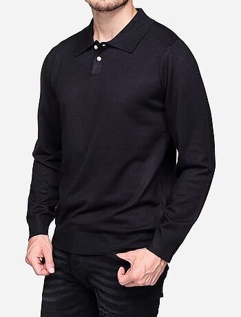 Maglione elegante con collo a polo - Frilivin